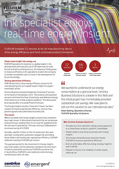 FUJIFILM Achieves Greater Energy Efficiency to Fund Innovation